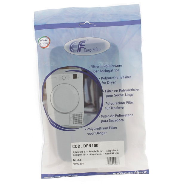 Filtre condenseur seche linge Miele pompe a chaleur 9499230