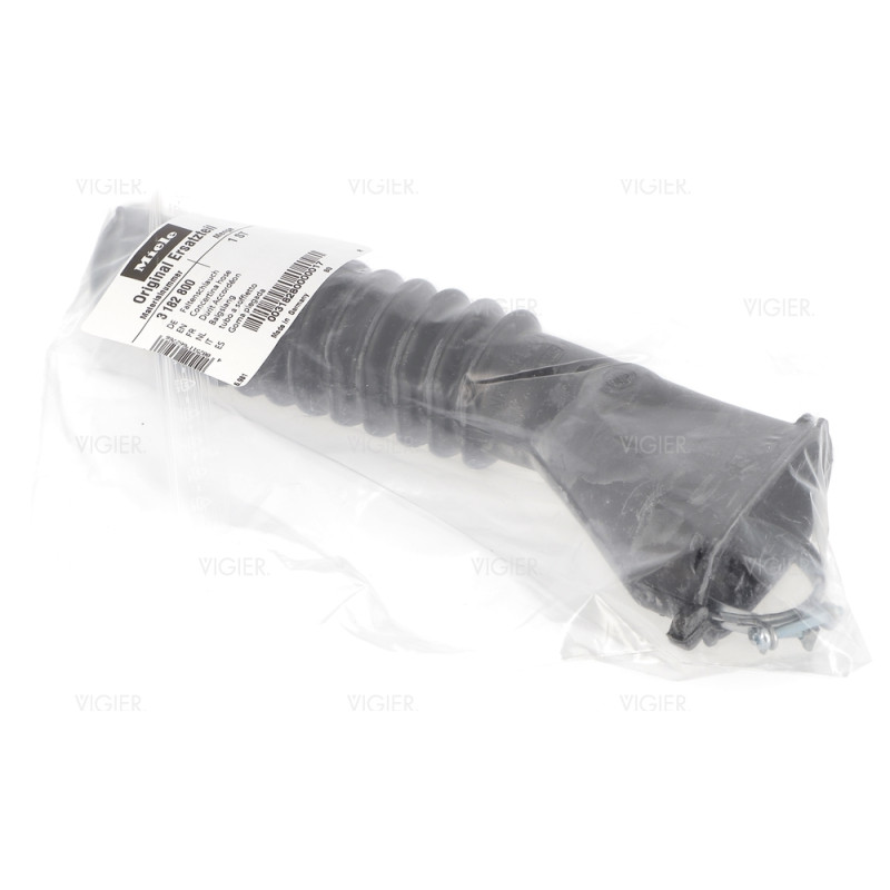 Durit accordeon boite-cuve lave linge frontal Miele 3182800