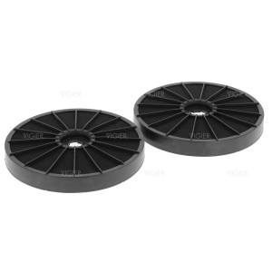 Lot de 2 filtres à charbons pour hotte Miele DKF7-1 4965503