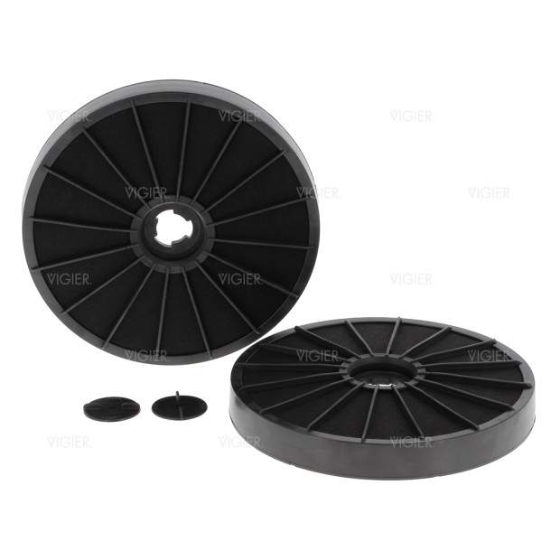 Lot de 2 filtres à charbons pour hotte Miele DKF7-1 4965503