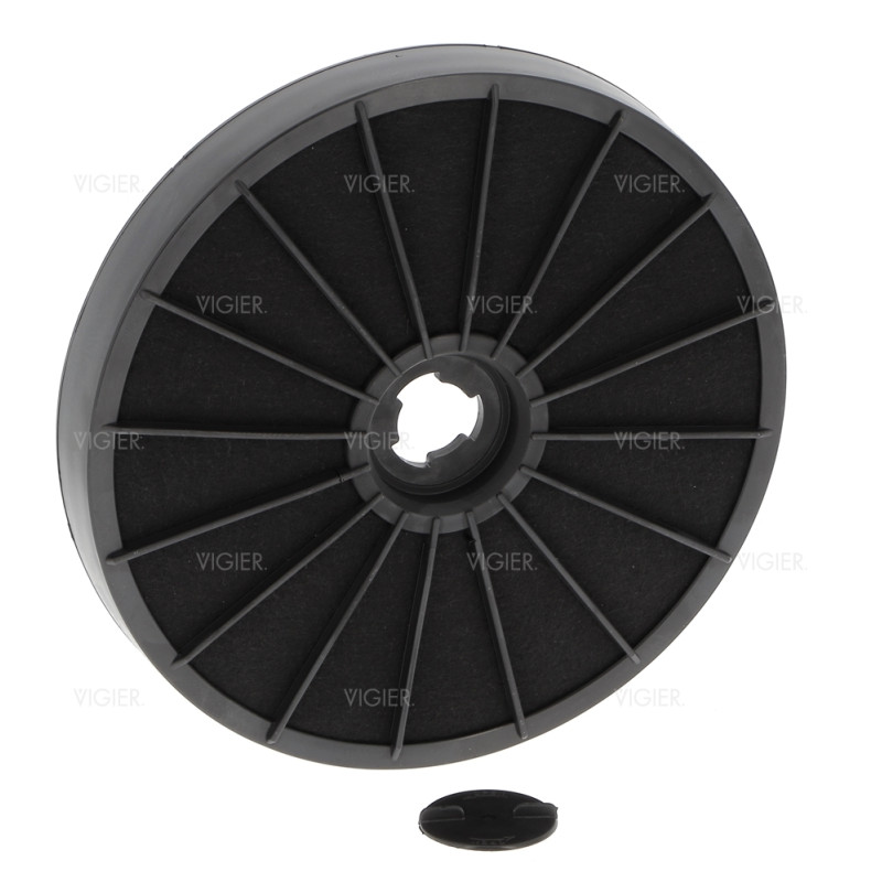 Lot de 2 filtres à charbons pour hotte Miele DKF7-1 4965503