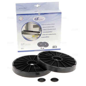 Lot de 2 filtres à charbons pour hotte Miele DKF7-1 4965503