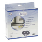 Lot de 2 filtres à charbons pour hotte Miele DKF7-1 4965503