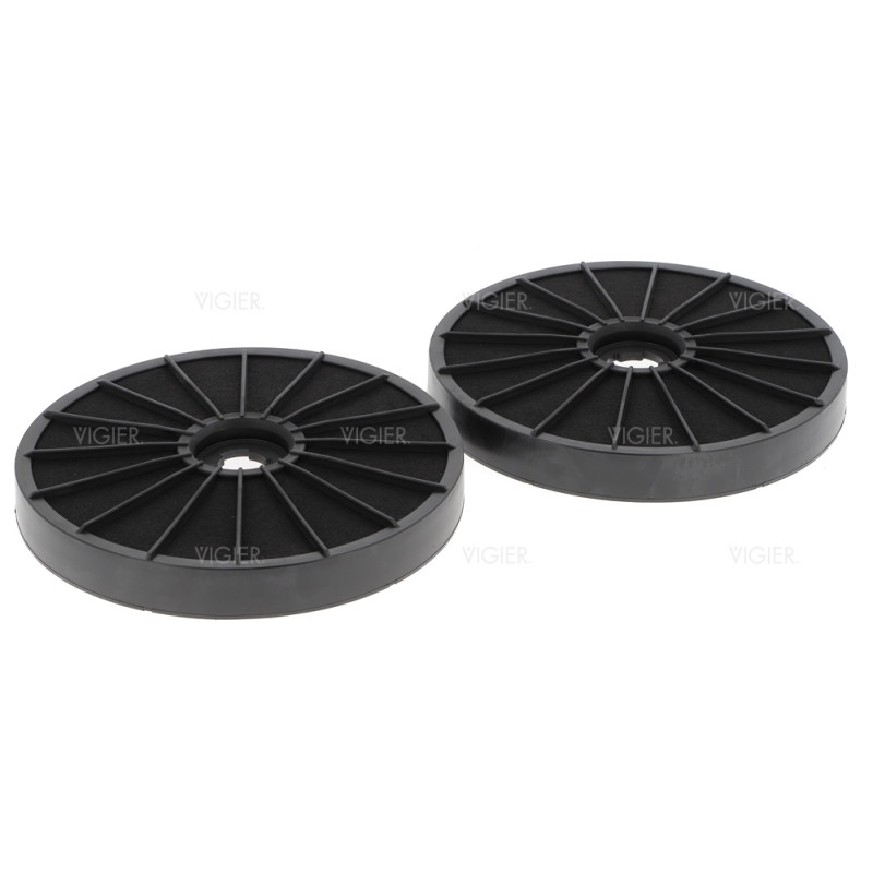 Lot de 2 filtres à charbons pour hotte Miele DKF7-1 4965503