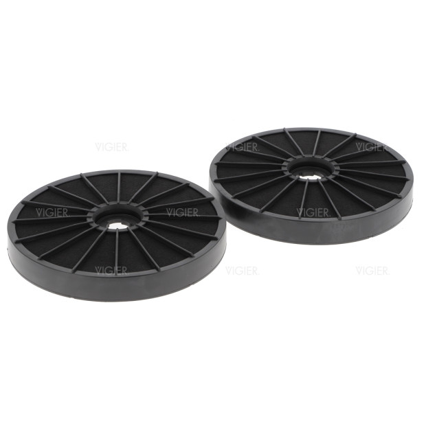 Lot de 2 filtres à charbons pour hotte Miele DKF7-1 4965503