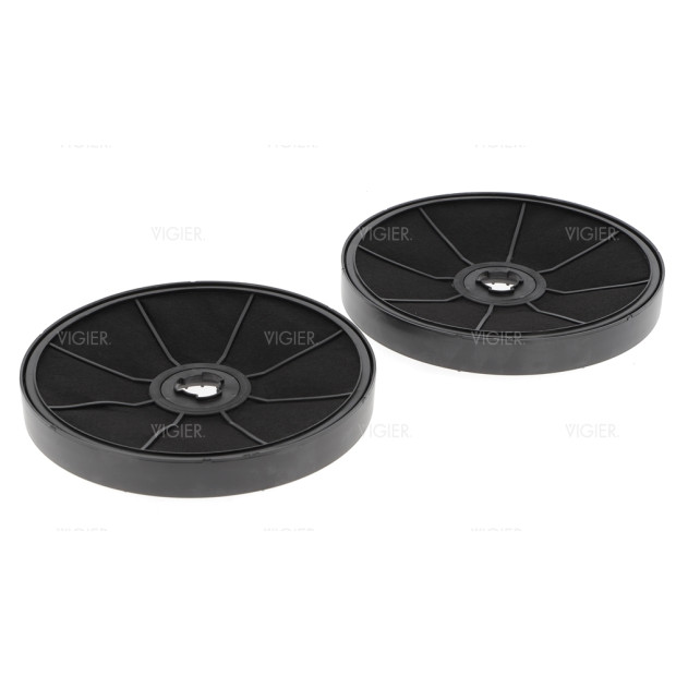 Lot de 2 filtres à charbons pour hotte Miele DKF7-1 4965503