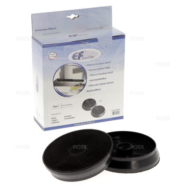 Lot de 2 filtres à charbon ACM14 CR310 Samsung DG81-01628A
