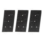 Lot de 3 filtres pour seche linge Whirlpool 481010716911