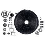 Filtre a charbon universel Wpro fac549/1 C00384669 D210