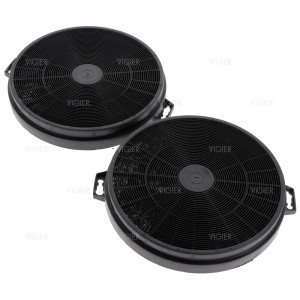 LOT DE 2 FILTRES A CHARBON AIRLUX CR2000 DIAMETRE 212MM