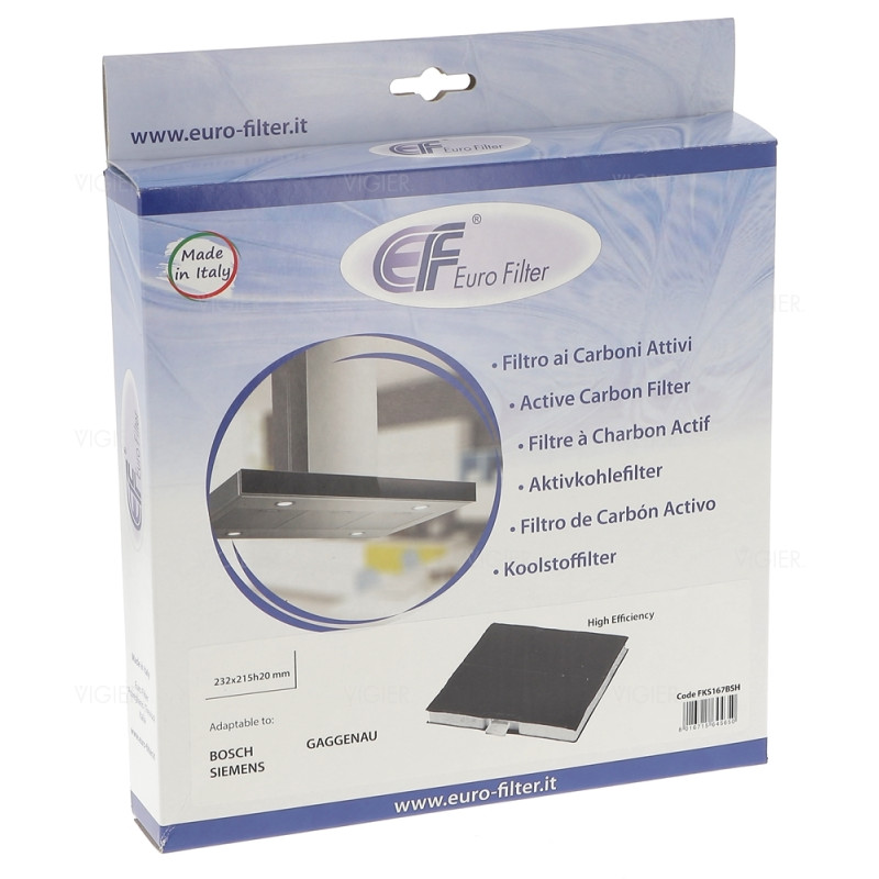 Filtre a charbon pour hotte Bosch Neff Siemens FKS167BSH