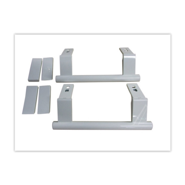 lot de 2 poignees réfrigerateur LIEBHERR ENTRAXE 15.5CM