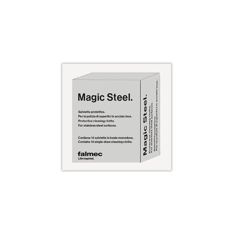 Lingettes nettoyantes pour inox (x10) Magic Steel