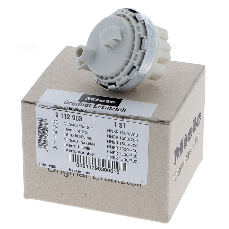 Pressostat de chauffage MIELE à connecteur 1500/700