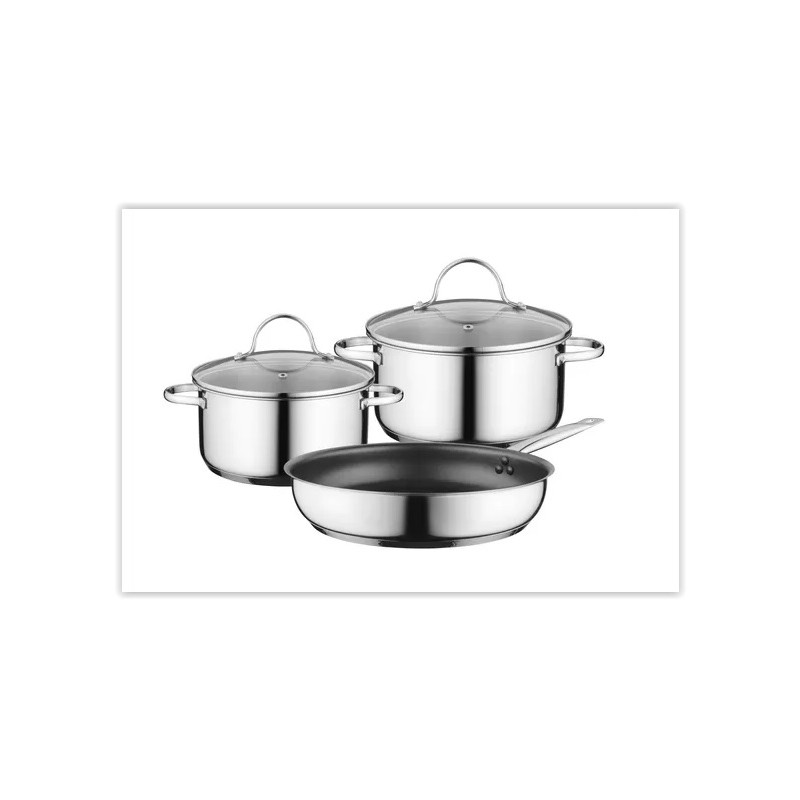 Batterie de cuisine BergHOFF inox (x5) table induction