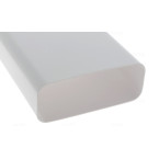Tubage plat double male rectangugulaire 89x222mm