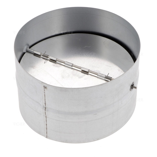 Clapet anti-retour universel 150mm en acier pour Hotte