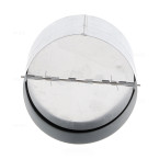 Clapet anti-retour universel 150mm en acier pour Hotte