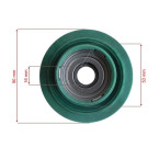 PALIER DROIT LAVE LINGE ELECTROLUX AEG AXE 16MM 4055070744