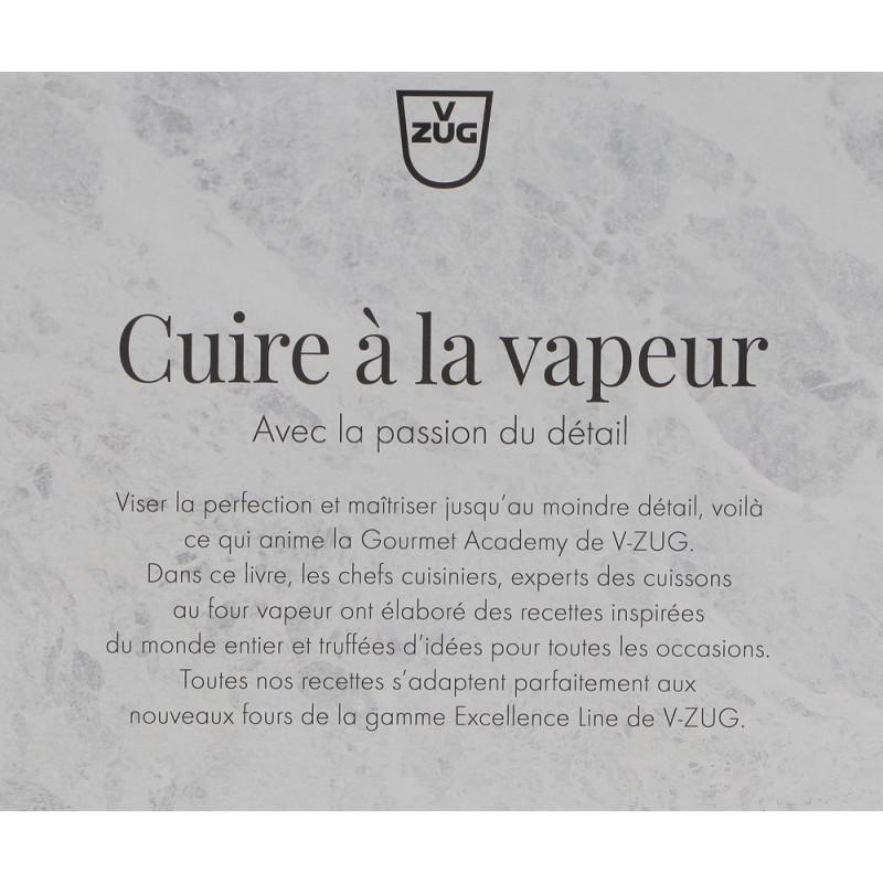 LIVRE DE RECETTES "CUIRE A LA VAPEUR