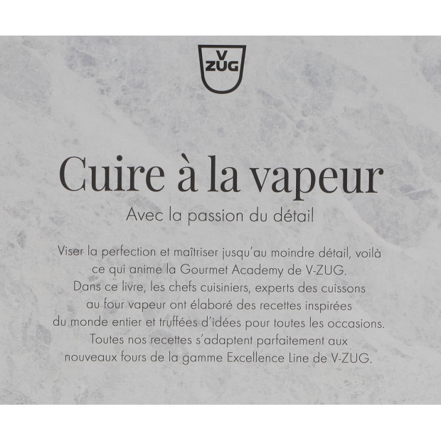 LIVRE DE RECETTES "CUIRE A LA VAPEUR