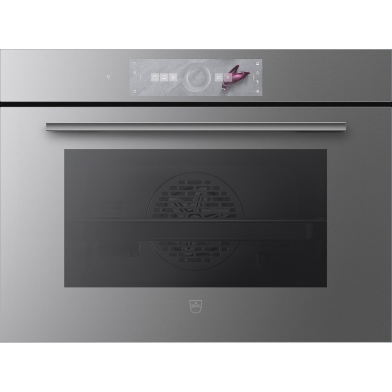 Four multifonction Combair V4000 Pyrolyse miroir gris VZUG
