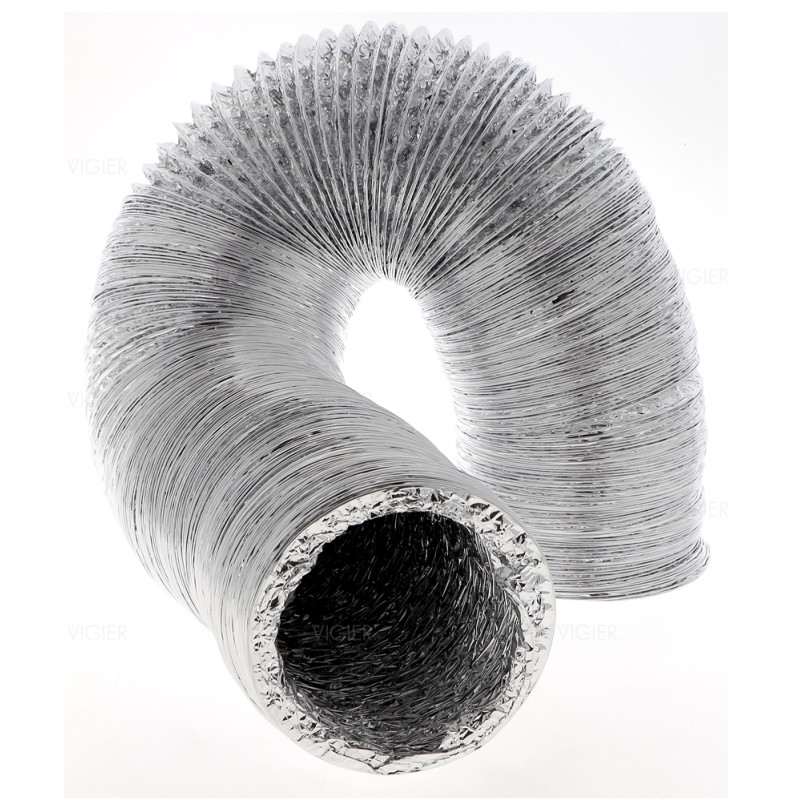 Gaine de hotte Diamètre 125mm, longueur 10 metres.