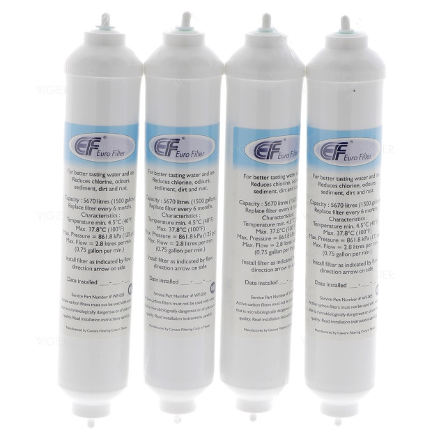 4 Filtres a eau universel frigo americain Samsung LG Daewoo