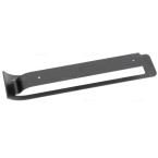 Porte-torchons fixe en acier vernis noir mat