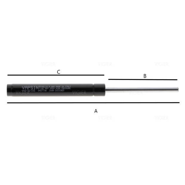 Verin de porte relevable HUWIL 300N.3