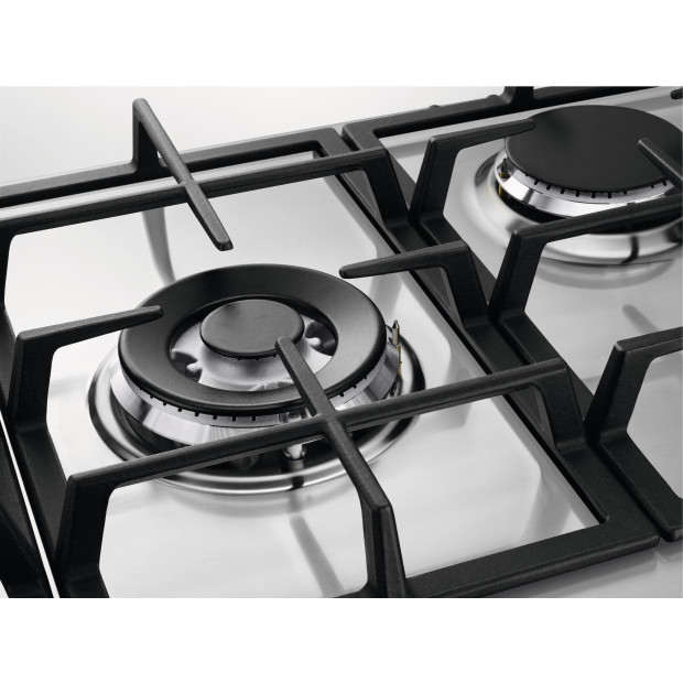 Plaque 5 gaz 11800W inox Electrolux KGS7536SX