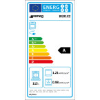 Cuisinière 5 gaz four émail lisse inox Smeg BG91X2
