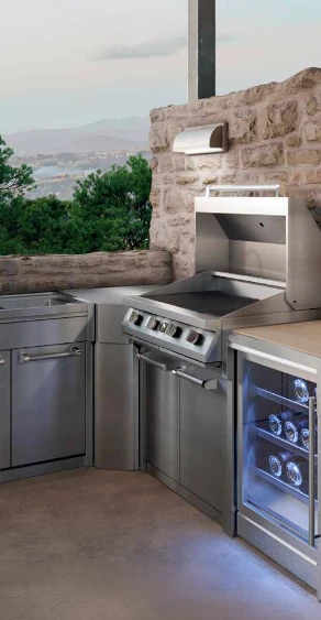 Télécharger le catalogue de la gamme cuisine extérieure Steel